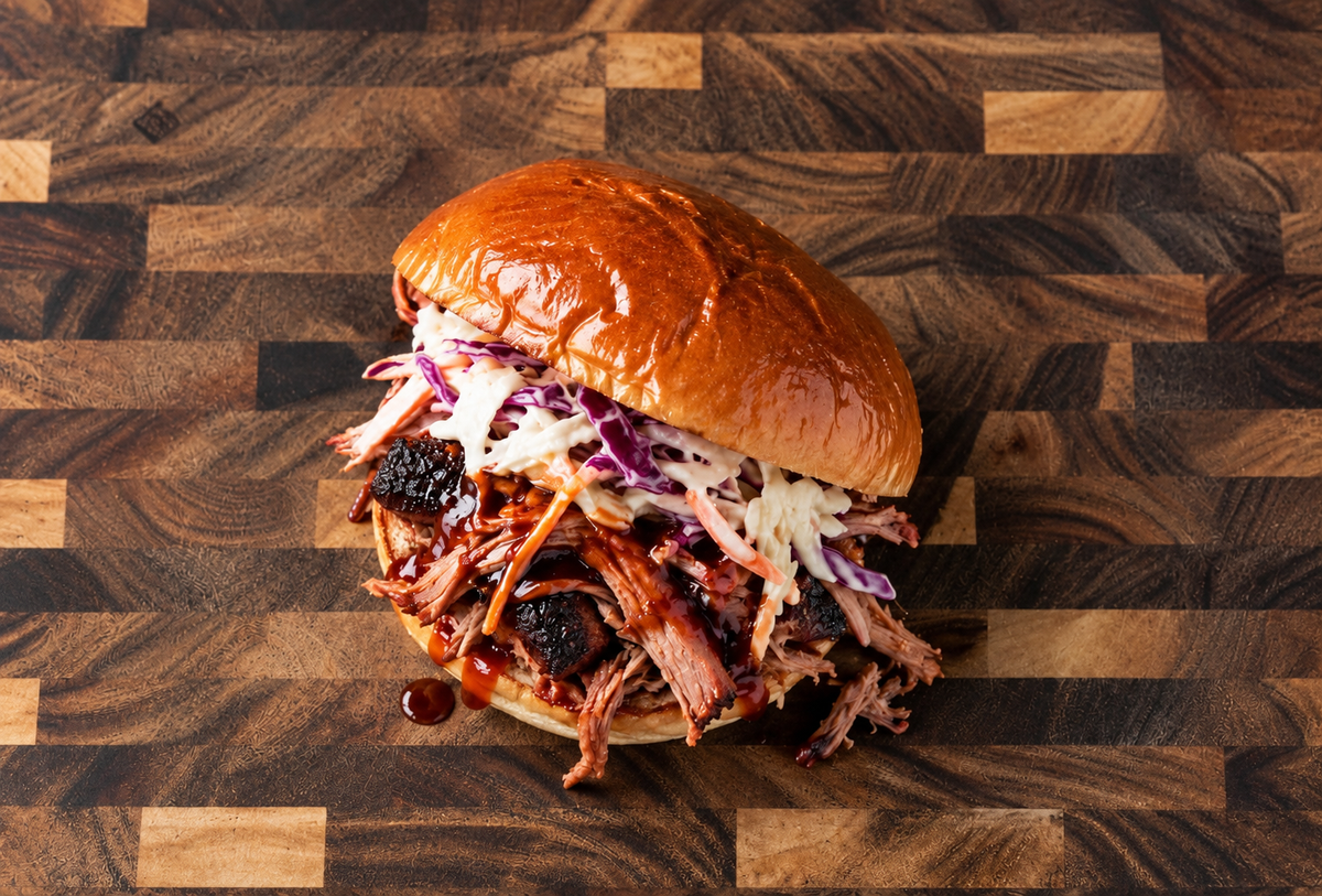 Pulled pork van de barbecue